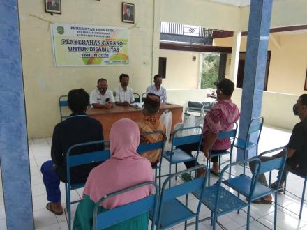 Pemberian Alat Disabilitas Desa Sobo